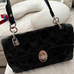 Coach black purse